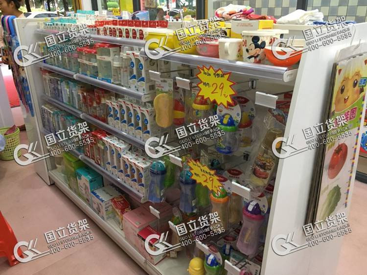 孕婴用品中岛货架