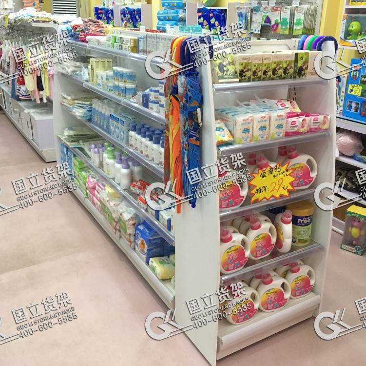 钢木中岛货架