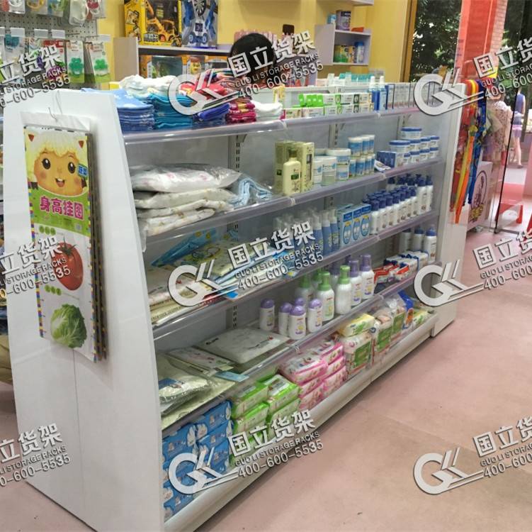 孕婴店中岛货架