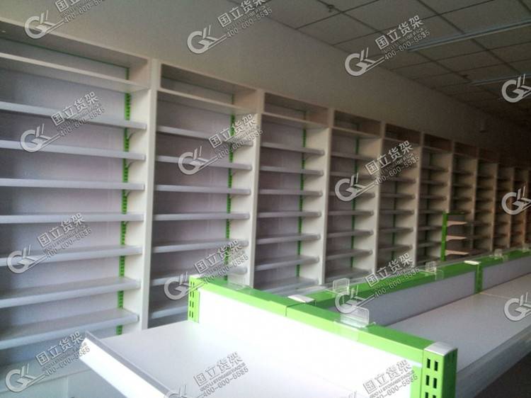 绿色立柱单面架